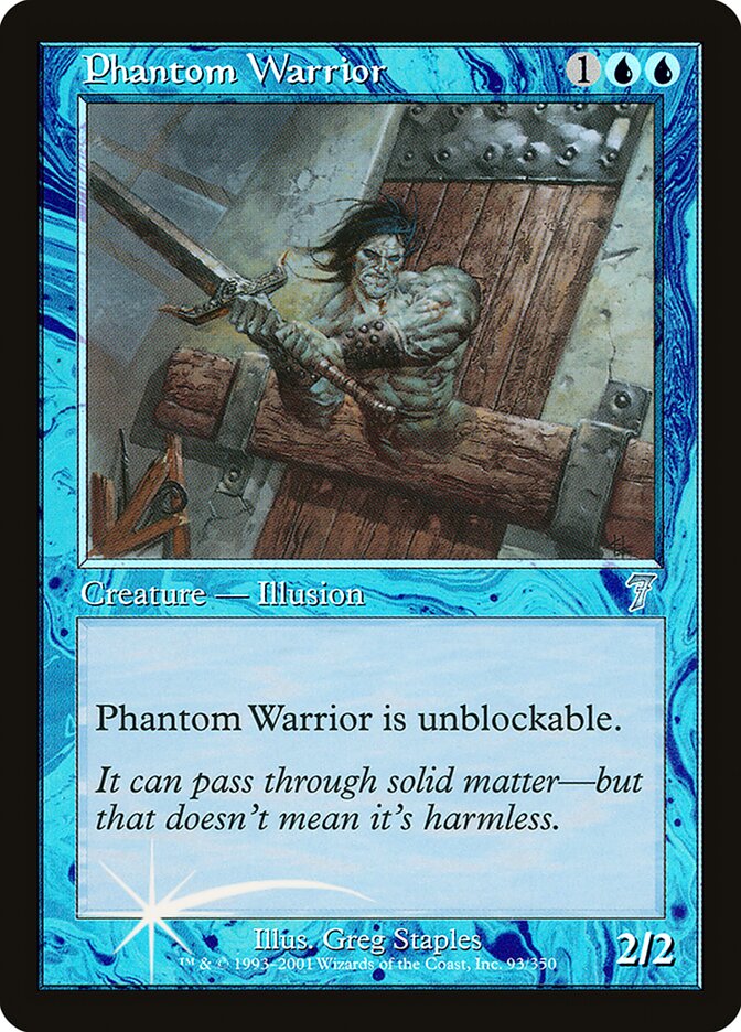 Phantom Warrior (93) - Seventh Edition (7ED)