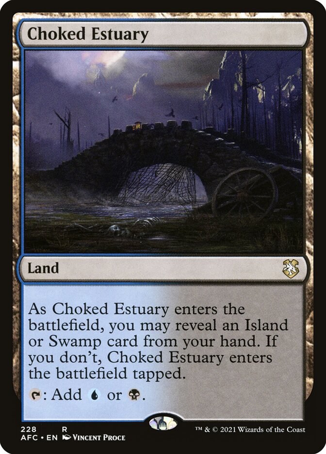 Choked Estuary (228) - Forgotten Realms Commander (AFC)