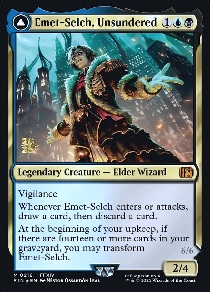 Emet-Selch, Unsundered // Hades, Sorcerer of Eld (218s) - Final Fantasy Promos (PFIN)