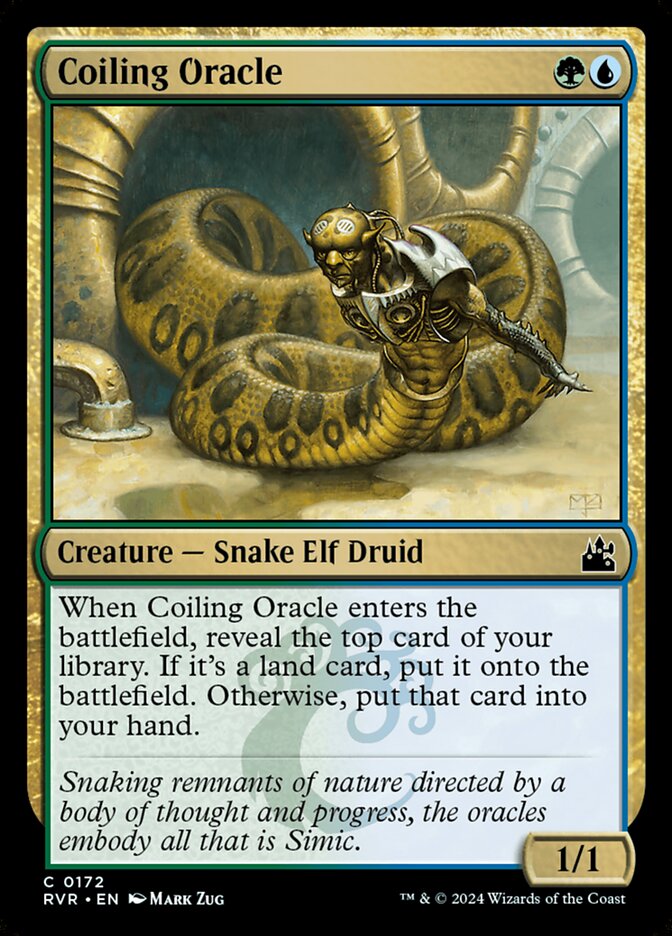 Coiling Oracle (172) - Ravnica Remastered (RVR)