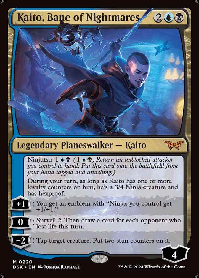 Kaito, Bane of Nightmares (220) - Duskmourn: House of Horror (DSK)