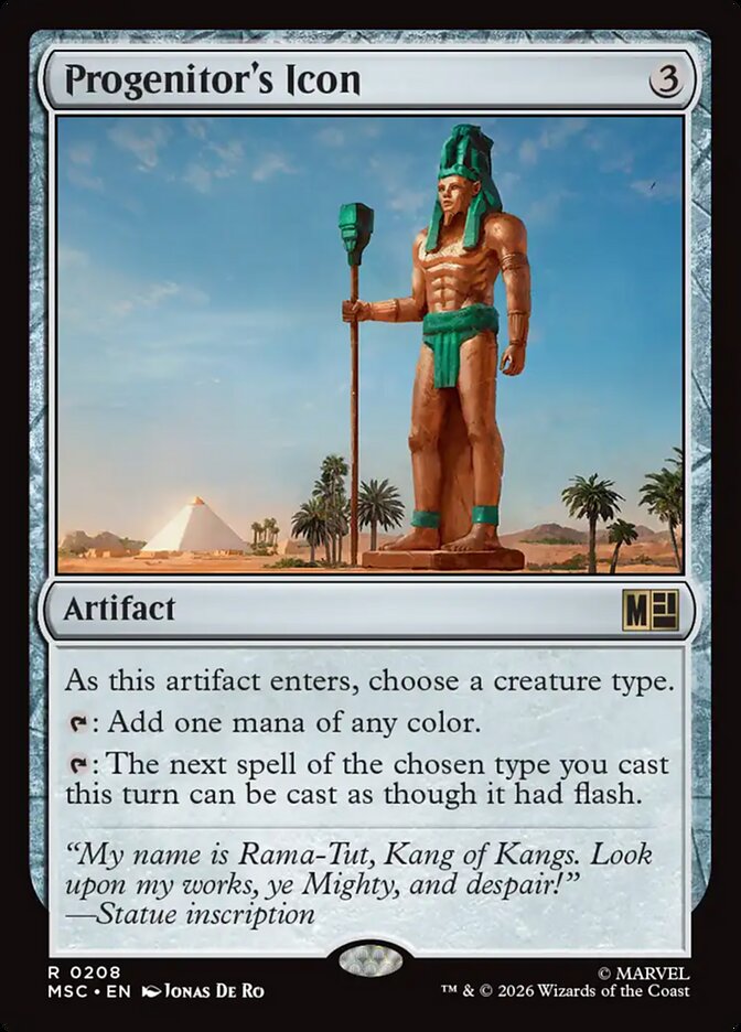 Progenitor's Icon (208) - Marvel Super Heroes Commander (MSC)