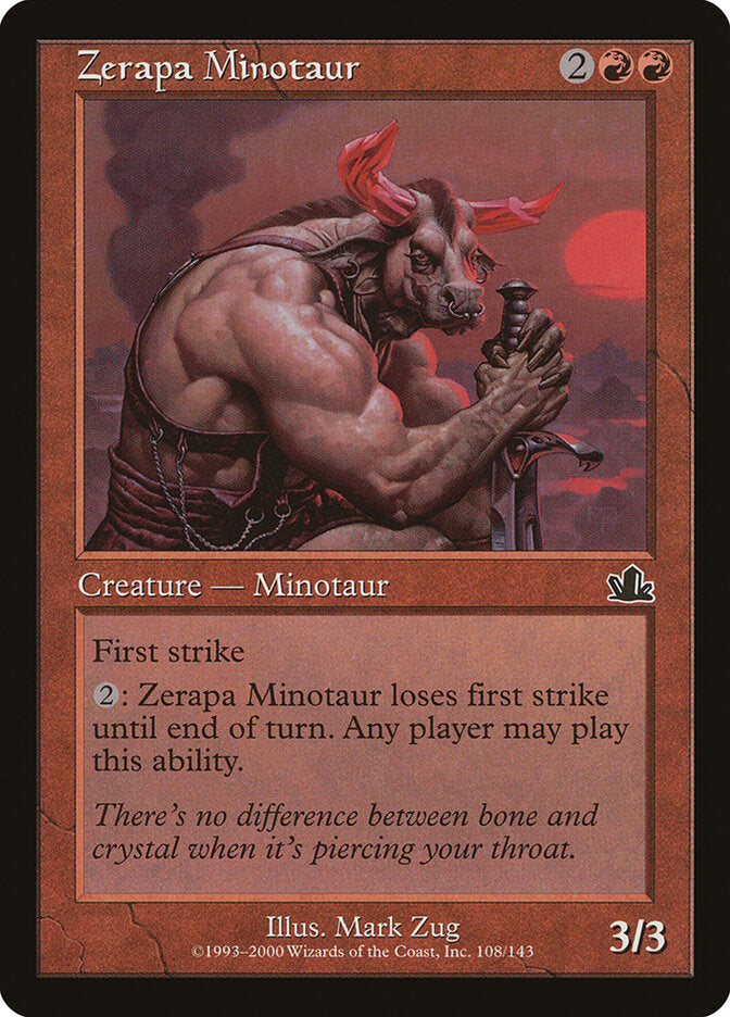 Zerapa Minotaur (108) - Prophecy (PCY)
