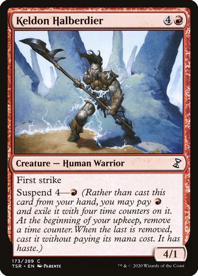 Keldon Halberdier (173) - Time Spiral Remastered (TSR)