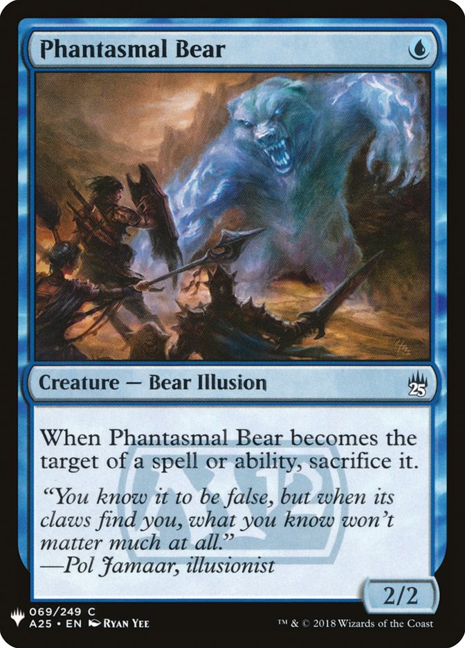 Phantasmal Bear - The List (PLST)
