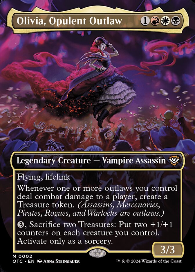 Olivia, Opulent Outlaw (2) - Outlaws of Thunder Junction Commander (OTC)