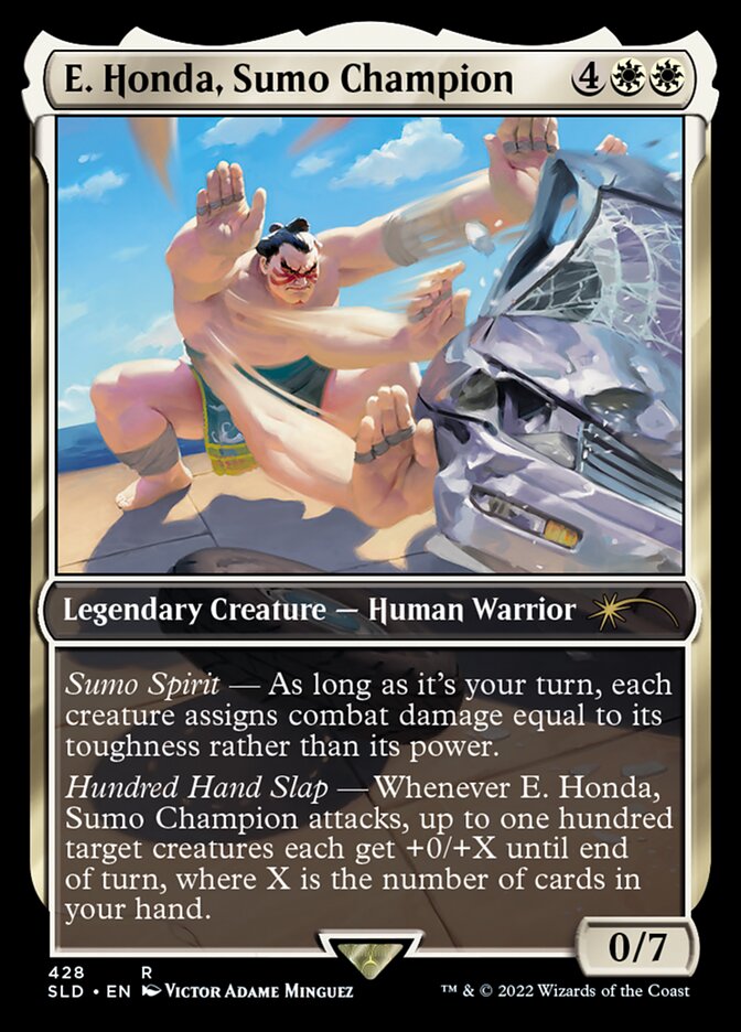 E. Honda, Sumo Champion - Baldin, Century Herdmaster (428) - Secret Lair Drop (SLD)