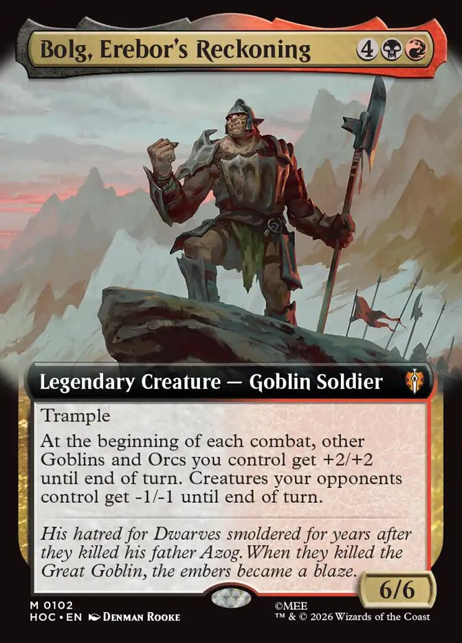 Bolg, Erebor's Reckoning (102) - The Hobbit Eternal (HOC)