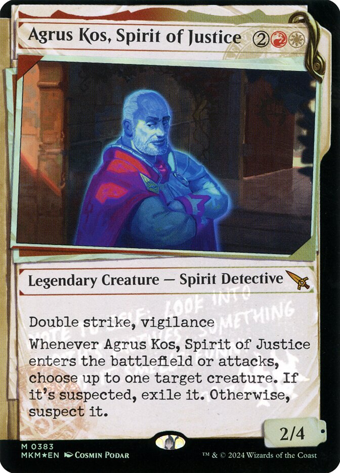 Agrus Kos, Spirit of Justice (383) - Murders at Karlov Manor (MKM)