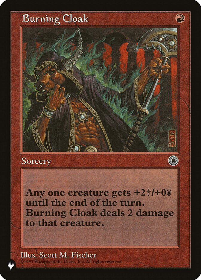 Burning Cloak (POR-120) - The List (PLST)