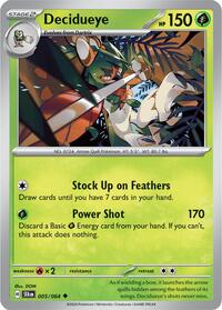 Decidueye (5) - SV: Shrouded Fable (SFA)