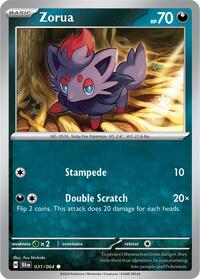 Zorua (31) - SV: Shrouded Fable (SFA)