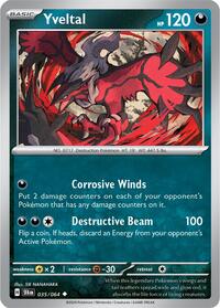 Yveltal (35) - SV: Shrouded Fable (SFA)