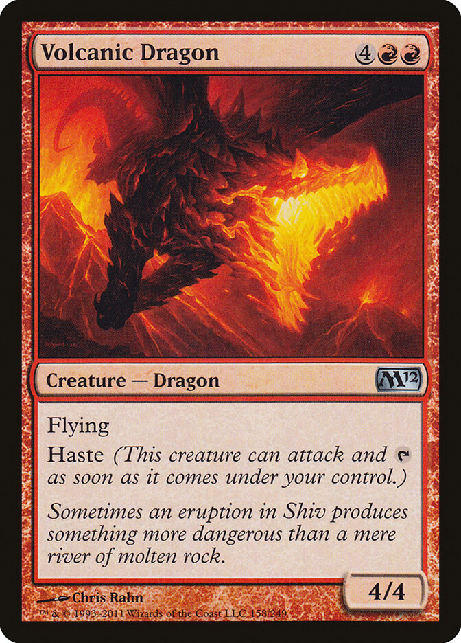 Volcanic Dragon (158) - Magic 2012 (M12)