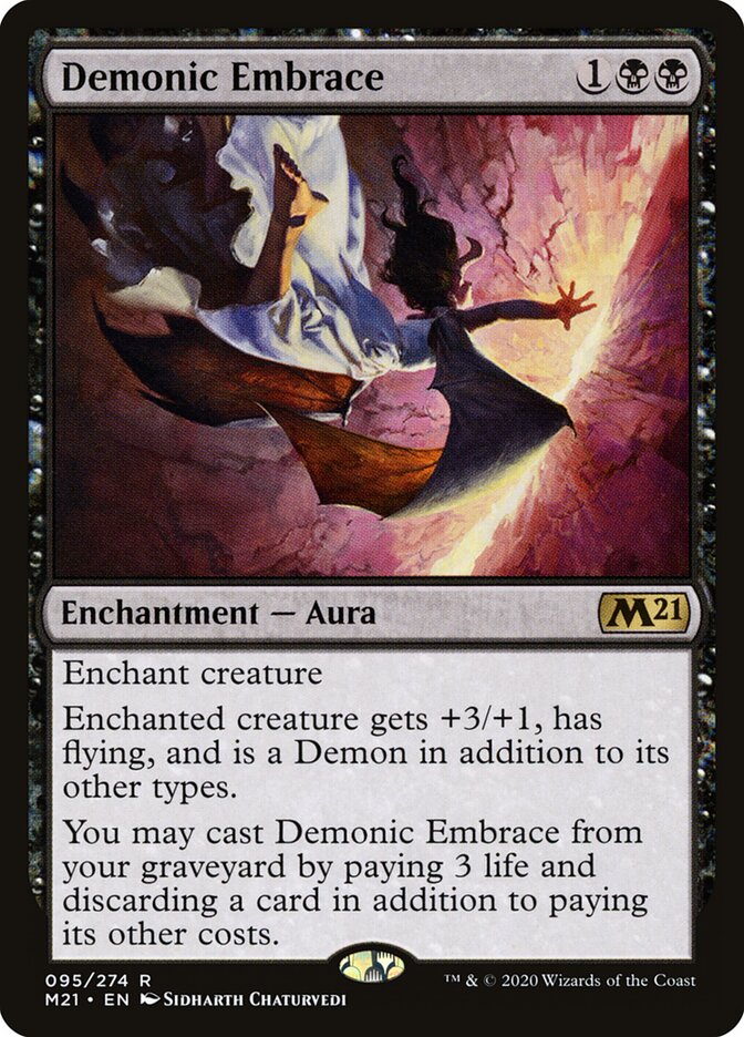 Demonic Embrace (95) - Core Set 2021 (M21)