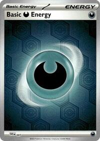 Basic Darkness Energy (Reverse Holofoil) (7) - SV: Shrouded Fable (SFA)