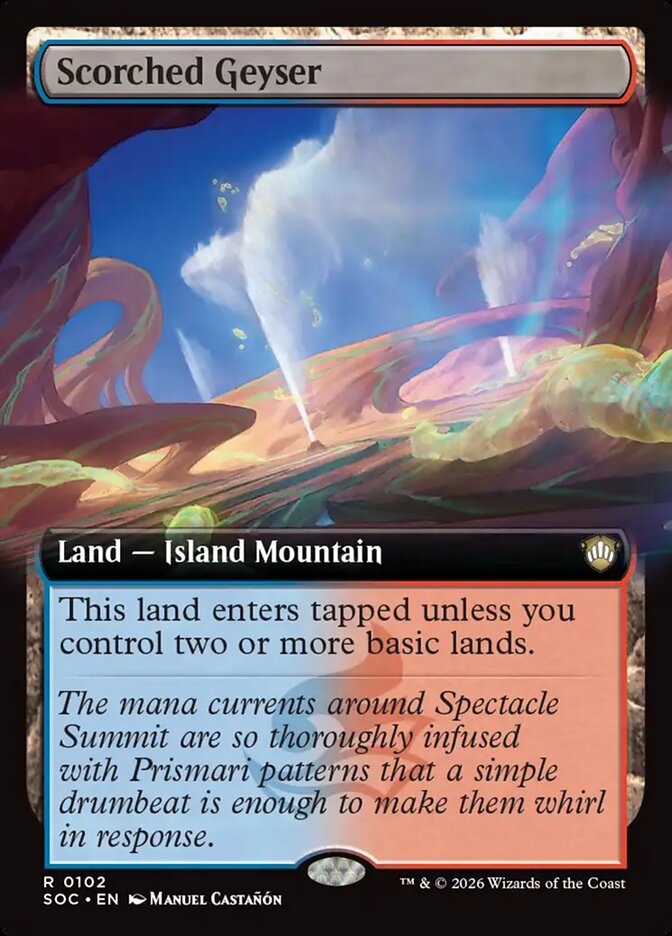 Scorched Geyser (102) - Secrets of Strixhaven Commander (SOC)