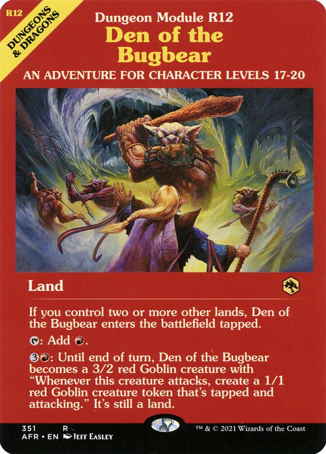 Den of the Bugbear (351) - Adventures in the Forgotten Realms (AFR)
