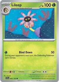 Lileep (5) - SV07: Stellar Crown (SCR)