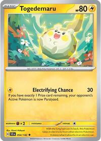 Togedemaru (54) - SV07: Stellar Crown (SCR)