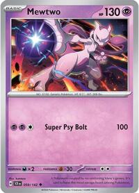 Mewtwo (59) - SV07: Stellar Crown (SCR)