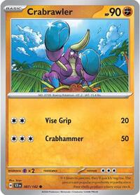 Crabrawler (87) - SV07: Stellar Crown (SCR)