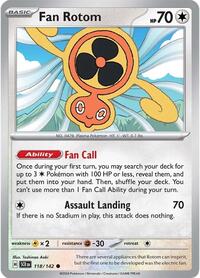 Fan Rotom (118) - SV07: Stellar Crown (SCR)