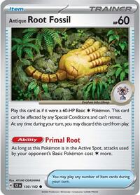 Antique Root Fossil (130) - SV07: Stellar Crown (SCR)