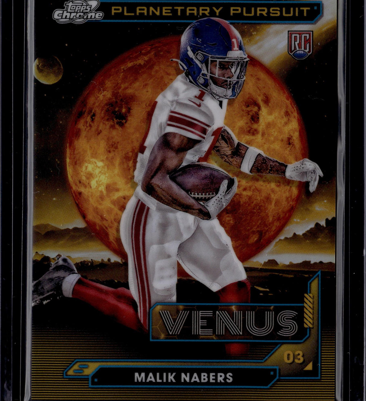 2024 Topps Chrome Cosmic #PPV-MN Malik Nabers Planetary Pursuit Venus