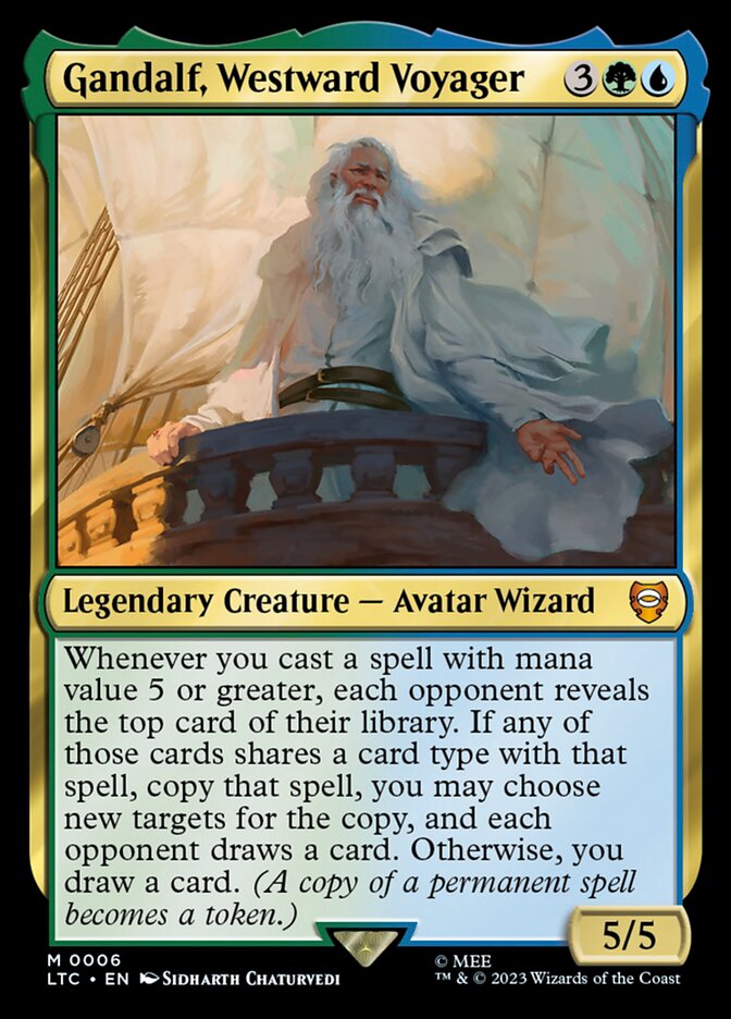 Gandalf, Westward Voyager (6) - Tales of Middle-earth Commander (LTC)