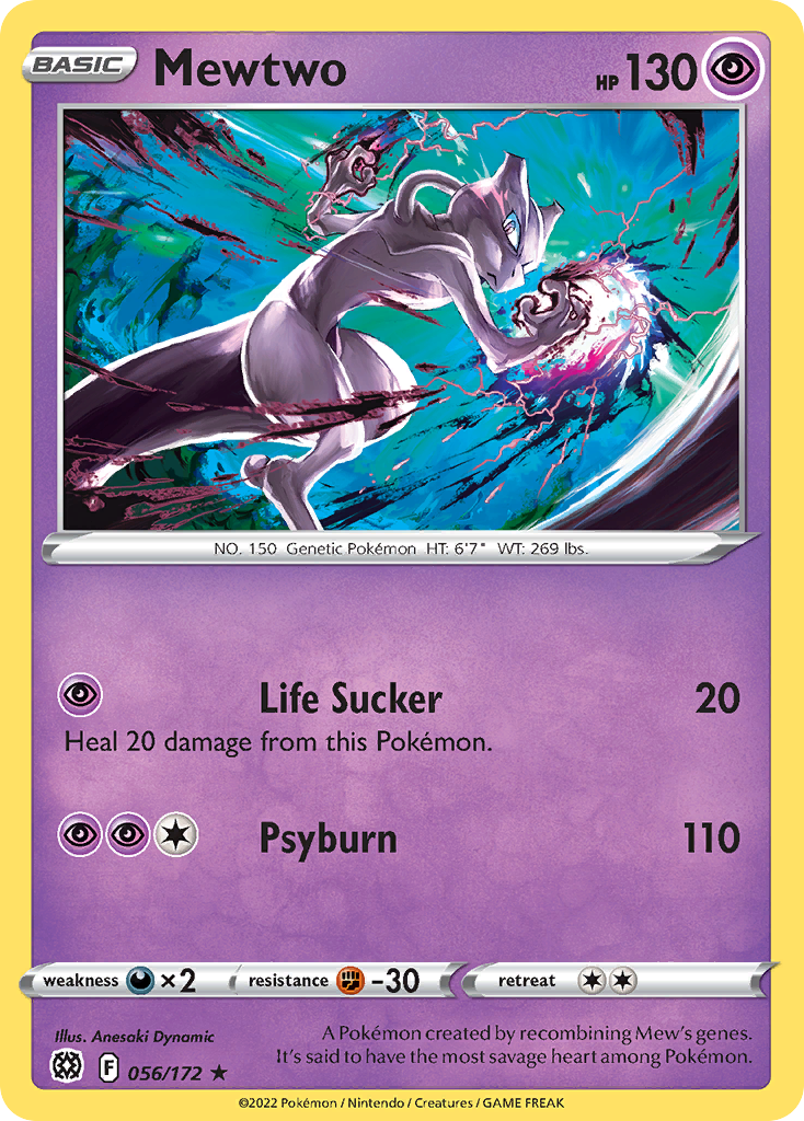 Mewtwo (56/172) - Brilliant Stars (BRS)