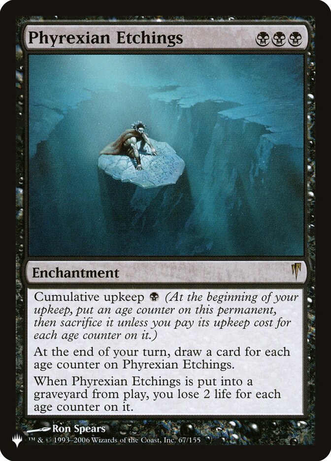Phyrexian Etchings (CSP-67) - The List (PLST)