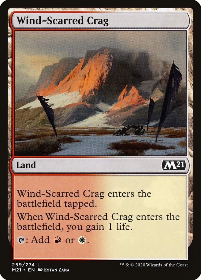 Wind-Scarred Crag (259) - Core Set 2021 (M21)