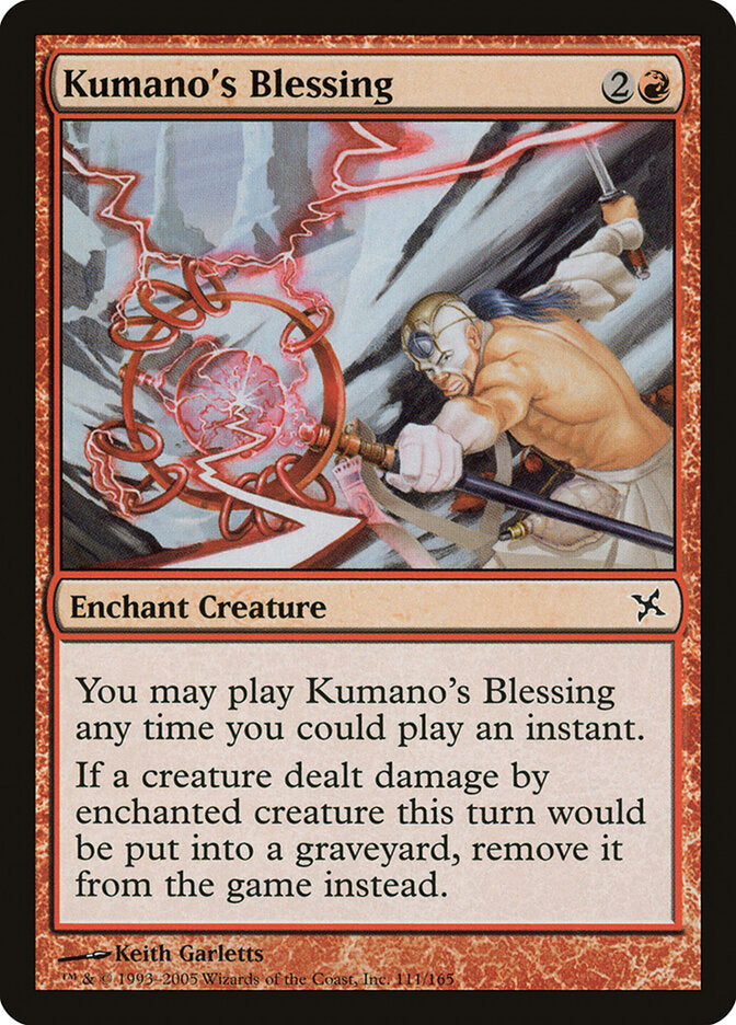Kumano's Blessing (111) - Betrayers of Kamigawa (BOK)