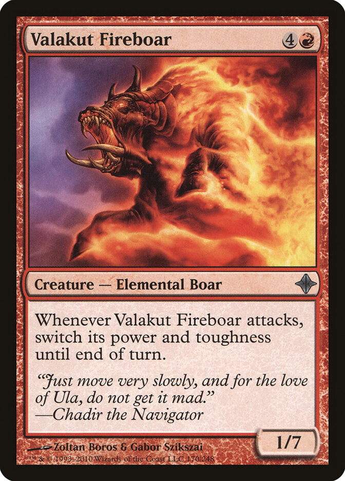 Valakut Fireboar (170) - Rise of the Eldrazi (ROE)