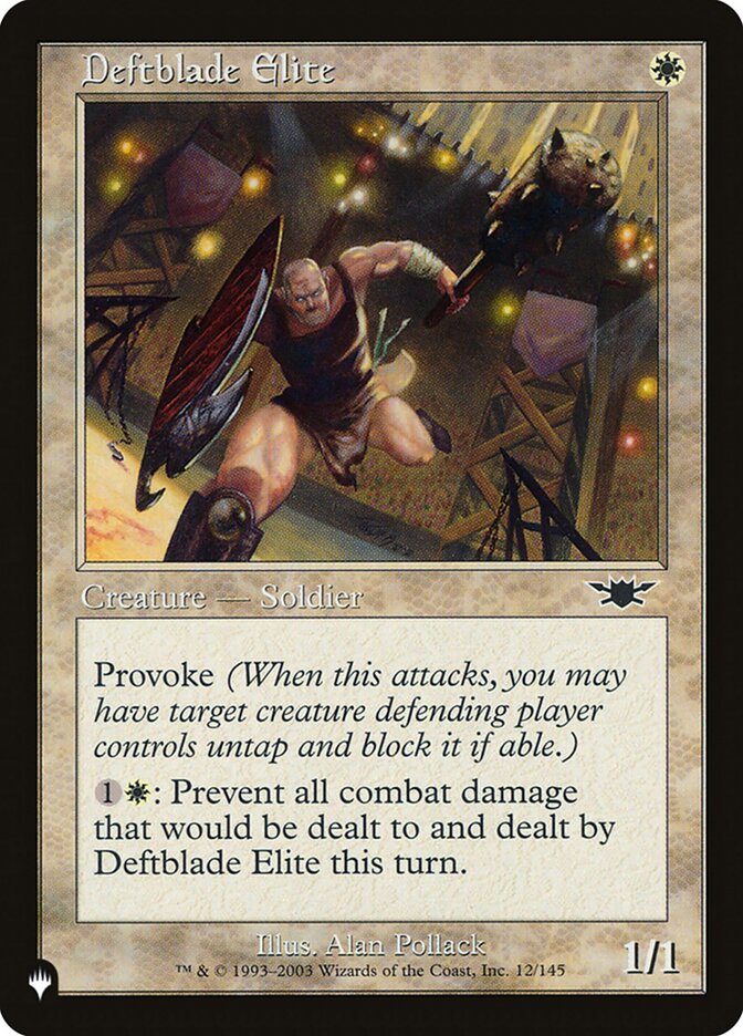 Deftblade Elite (LGN-12) - The List (PLST)