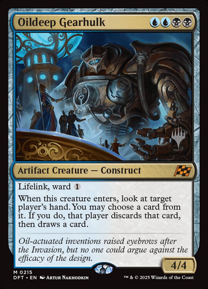 Oildeep Gearhulk (215p) - Aetherdrift Promos (PDFT)