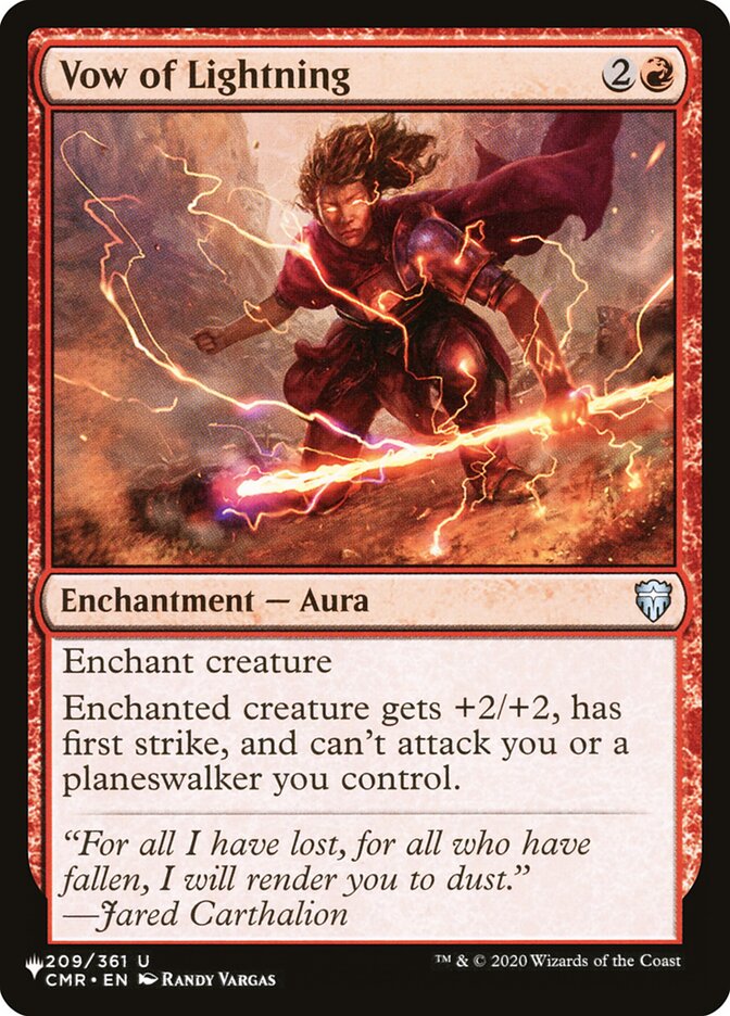 Vow of Lightning (CMR-209) - The List (PLST)