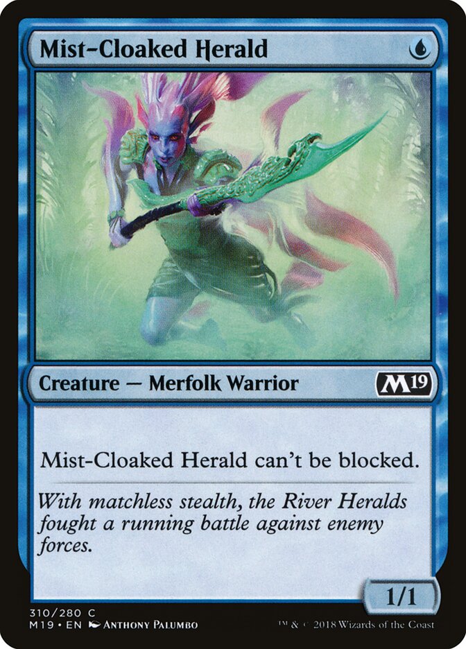 Mist-Cloaked Herald (310) - Core Set 2019 (M19)
