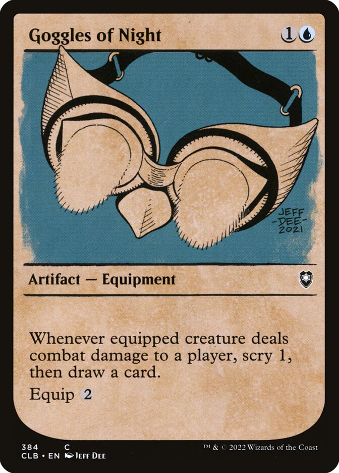 Goggles of Night (384) - Commander Legends: Battle for Baldur's Gate (CLB)