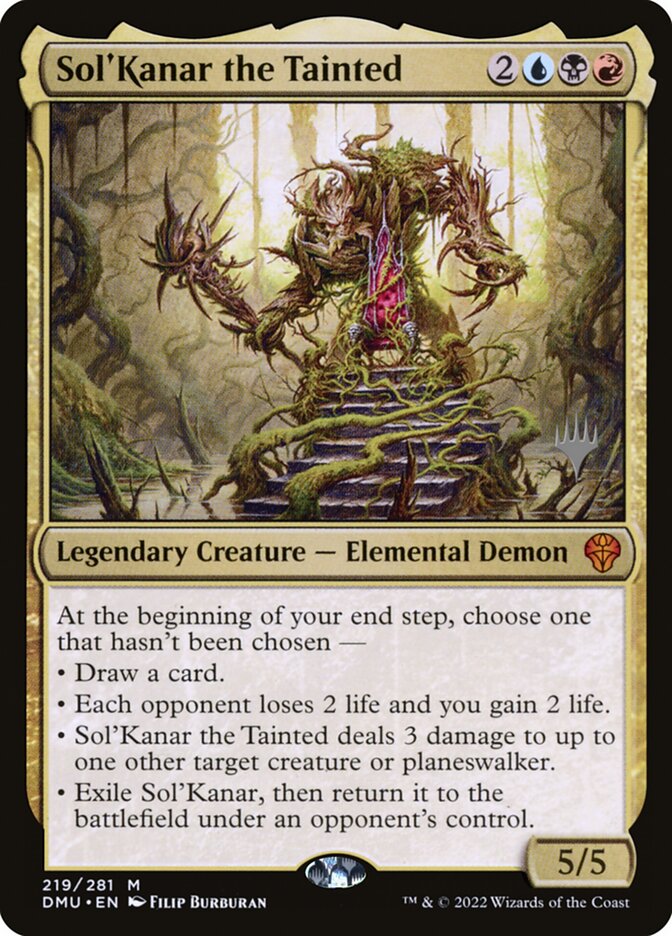 Sol'Kanar the Tainted (219p) - Dominaria United Promos (PDMU)