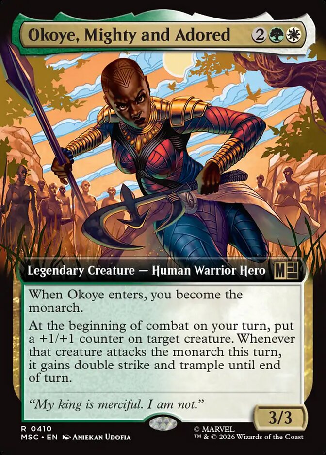 Okoye, Mighty and Adored (410) - Marvel Super Heroes Commander (MSC)