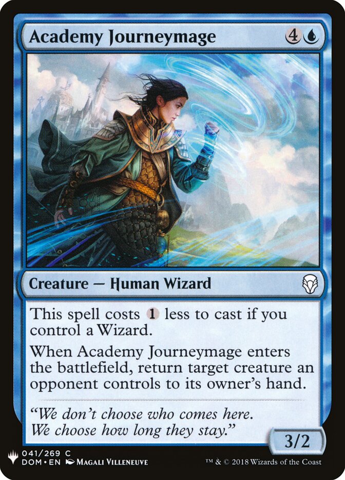 Academy Journeymage (DOM-41) - The List (PLST)