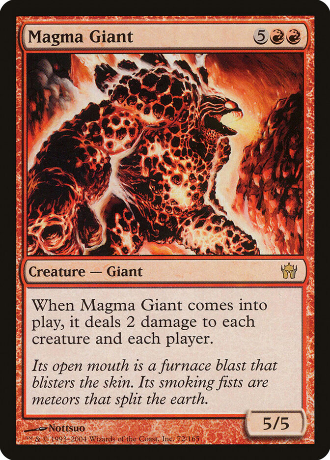 Magma Giant (72) - Fifth Dawn (5DN)