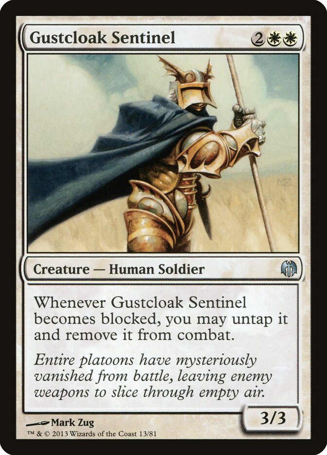 Gustcloak Sentinel (13) - Duel Decks: Heroes vs. Monsters (DDL)