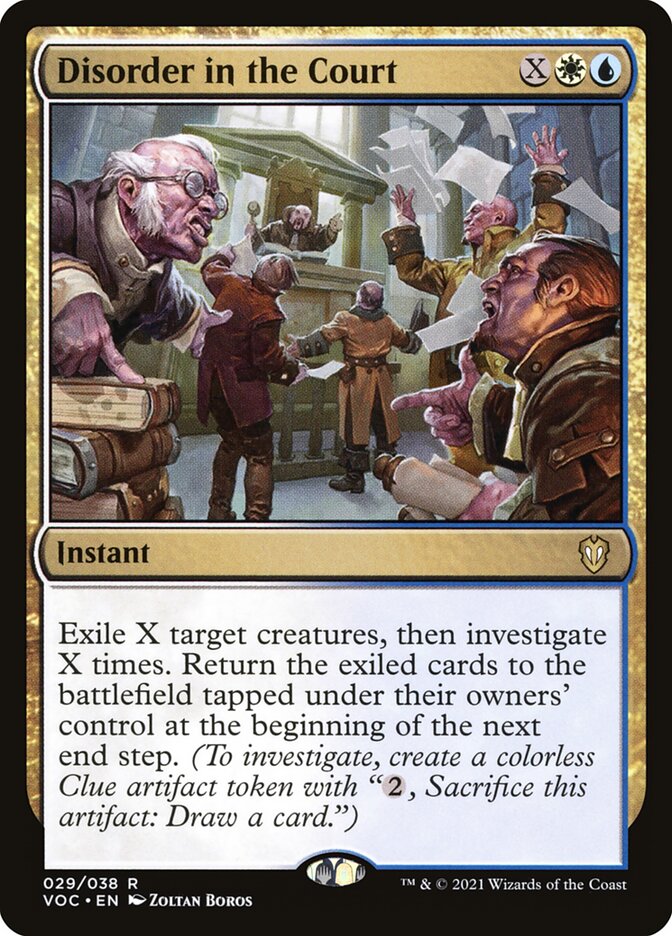Disorder in the Court (29) - Crimson Vow Commander (VOC)