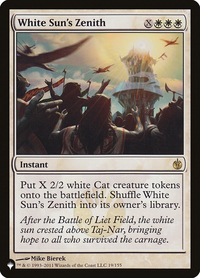 White Sun's Zenith (MBS-19) - The List (PLST)
