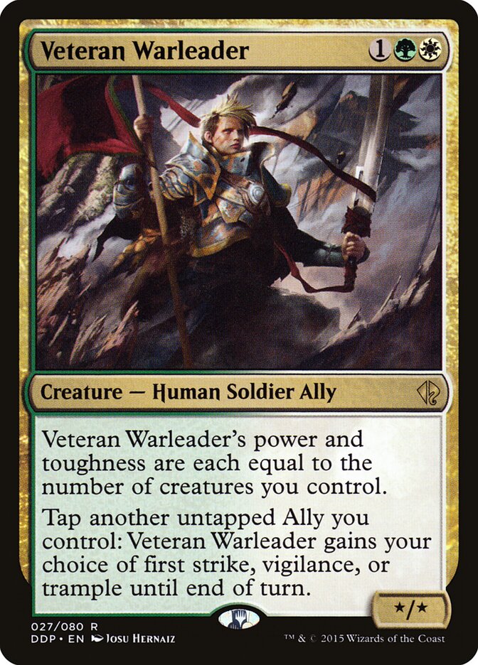 Veteran Warleader (27) - Duel Decks: Zendikar vs. Eldrazi (DDP)