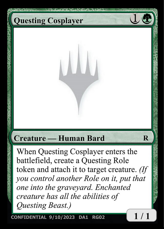 Questing Cosplayer (RG02d) - Unknown Event (UNK)