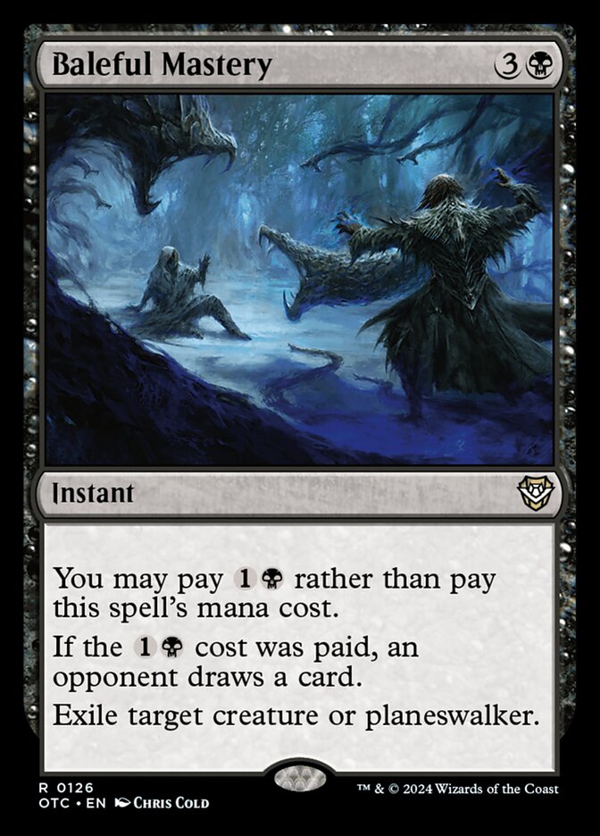 Baleful Mastery (126) - Outlaws of Thunder Junction Commander (OTC)